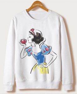 Snow white Sweatshirt Fd4D