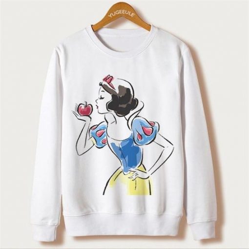 Snow white Sweatshirt Fd4D