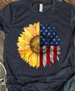 Sunflower American USA Tshirt FD4D