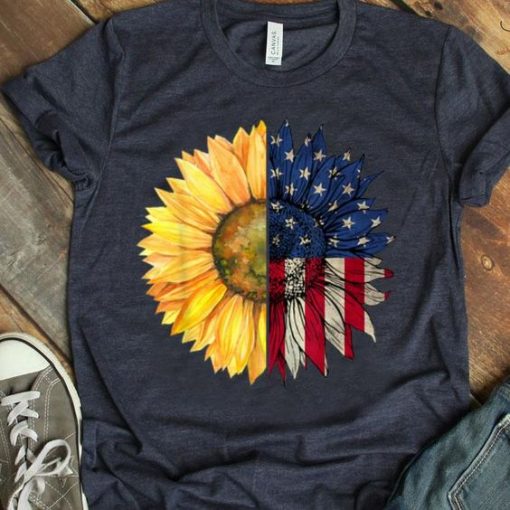 Sunflower American USA Tshirt FD4D