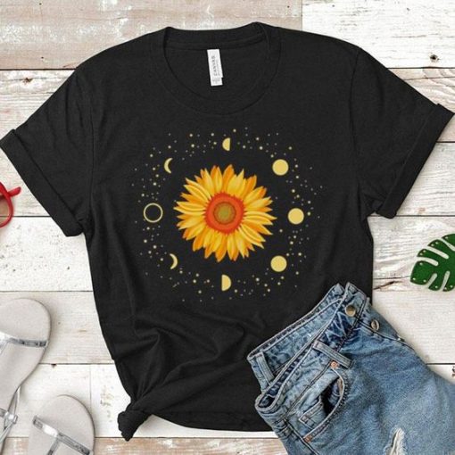 Sunflower and period moon shirt FD4D