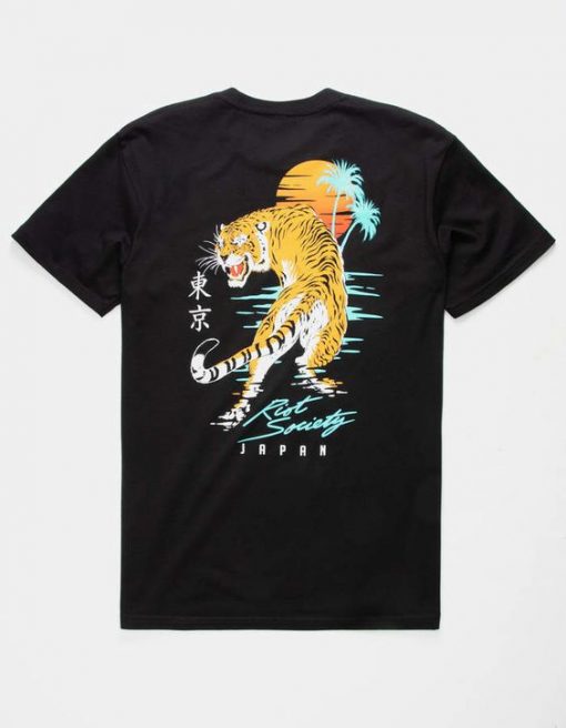 Tiger Sunset tee shirt FD4D