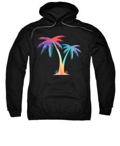 Tropical Palm Trees Hoodie FD7d