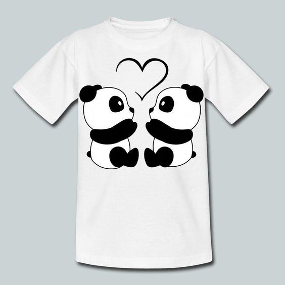 Two Panda's T-Shirt ND24D