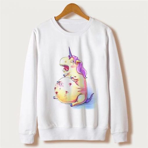 Unicorn Sick sweatshirt Fd4D