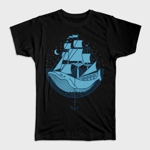 Whaleship t shirt FD7D