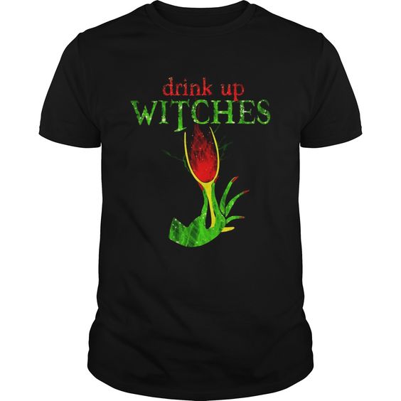 Witches Drink Up T Shirt SR12D