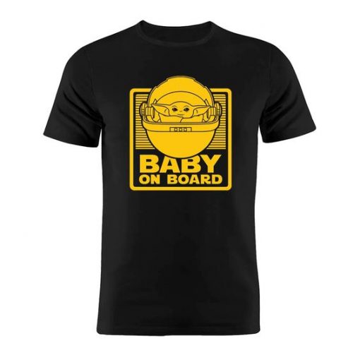 Yoda Baby on Board T-Shirt SR3D