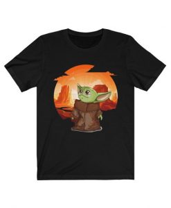 baby Yoda Graphic T shirt SR3D