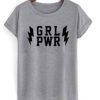 girl power lightning t-shirt EL2D