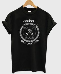 gothic moon phase t-shirt EL2D