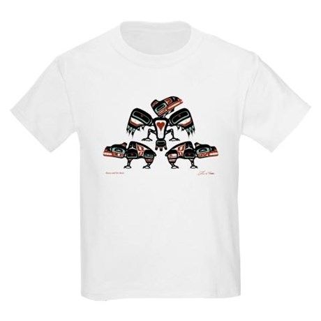 raven bear Kids T-Shirt ND24D