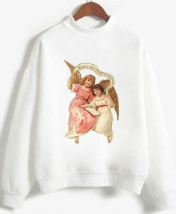 two Angels Sweatshirt Fd4D
