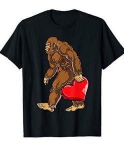 Bigfoot Heart T-shirt EL11J0