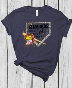 Girls Love Diamonds Tshirt EL23J0