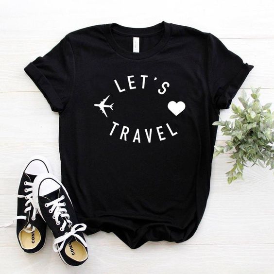 Let's travel T Shirt SR2J0