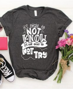 Not to Know T Shirt SR2J0