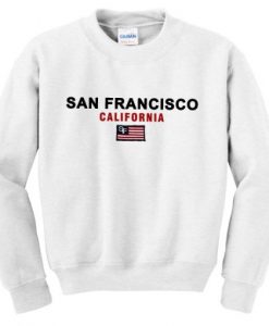 san francisco california sweatshirt Fd31J0