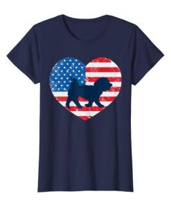 American Flag Heart T-Shirt ND1F0