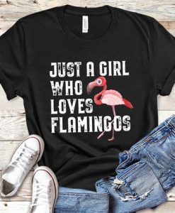 Loves Flamingos T Shirt SR6FJ0