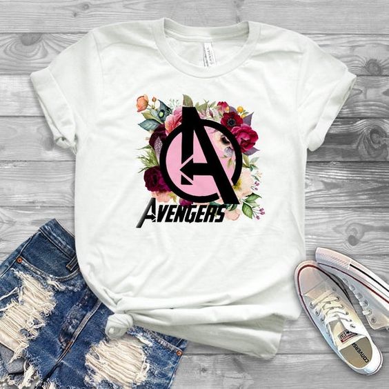 avengers floral tshirt FD27F0