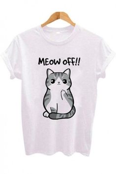 Meow Off Tshirt TY21M0