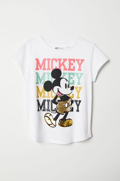 Mickey Sequin Tshirt TY21M0