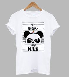 Panda Unicorn Tshirt TK12M0