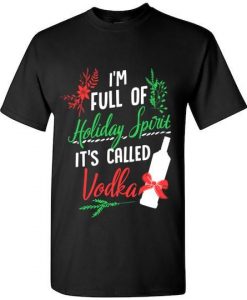 Vodka Christmas Party T-Shirt ND24A0