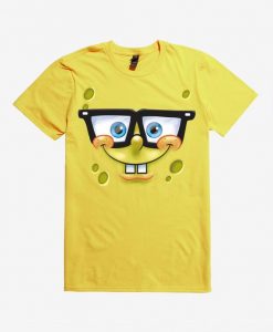 SpongeBob Face with Glasses T-Shirt FD13JN0