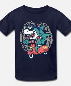 Shark scooter T Shirt AL13JL0