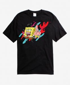 Spongebob and patrick teeth T Shirt AL13JL0