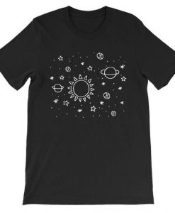 Planets Hand Drawn T-Shirt AL18AG0