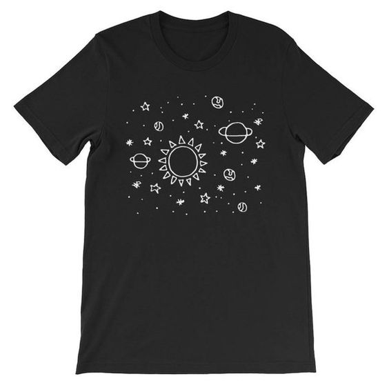 Planets Hand Drawn T-Shirt AL18AG0