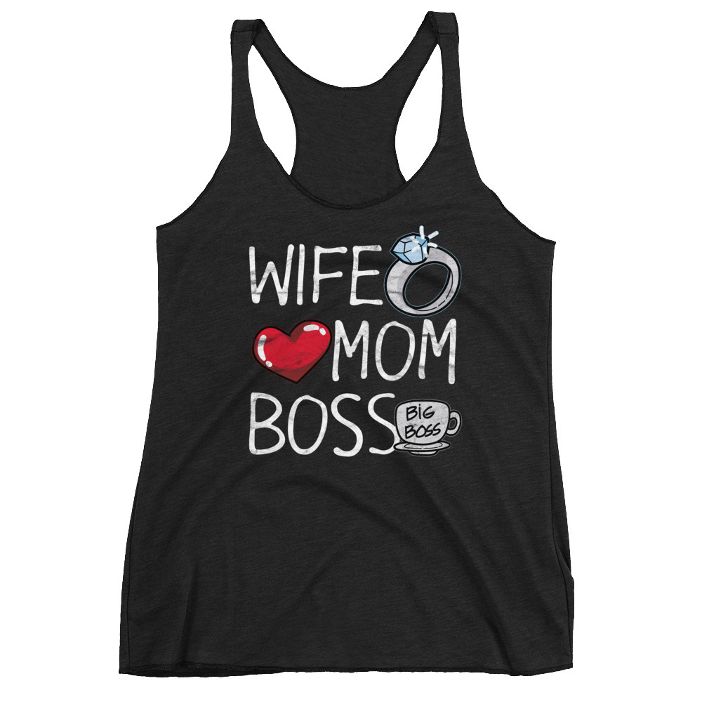 Wife Mom Boss Tanktop AL26AG0