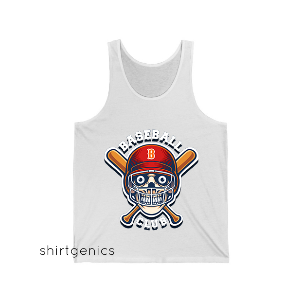 Skull baseball mascot Tank Top EL22D0