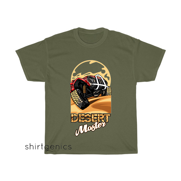 desert master with suv overcoming the hills T-Shirt EL22D0