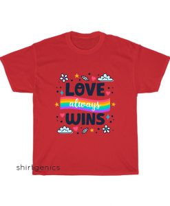 love always wins pride day T-Shirt EL11D0