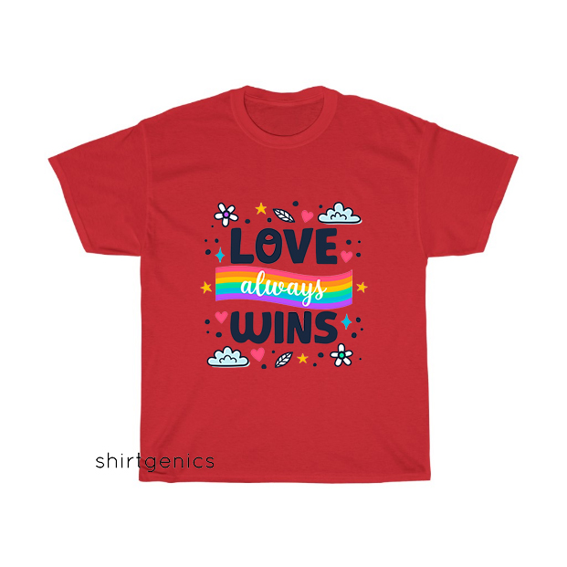 love always wins pride day T-Shirt EL11D0