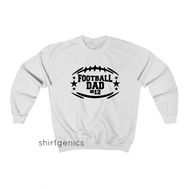 Football Dad 12 Sweatshirt ED13JN1