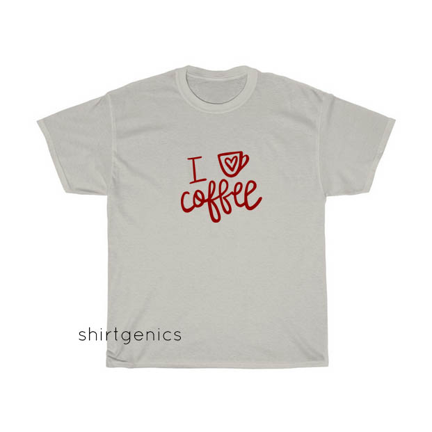 I Love Coffe T-shirt ED13JN1