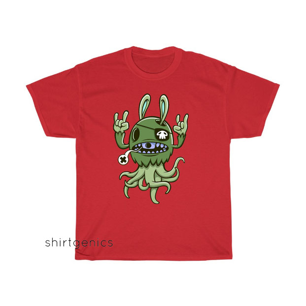 Monster Octopus T-shirt LS29JN1