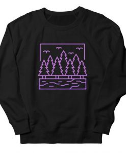 Forest purple Sweatshirt EL19F1
