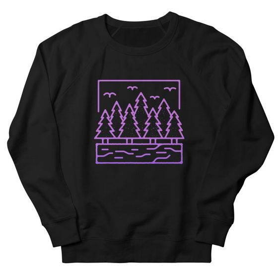 Forest purple Sweatshirt EL19F1