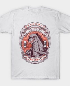 Godzilla with this Monsters T-Shirt DA10F1