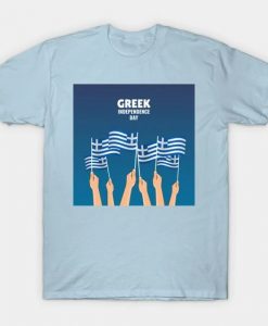 Greek Independence Day T-Shirt NT24F1