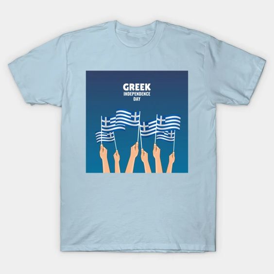 Greek Independence Day T-Shirt NT24F1