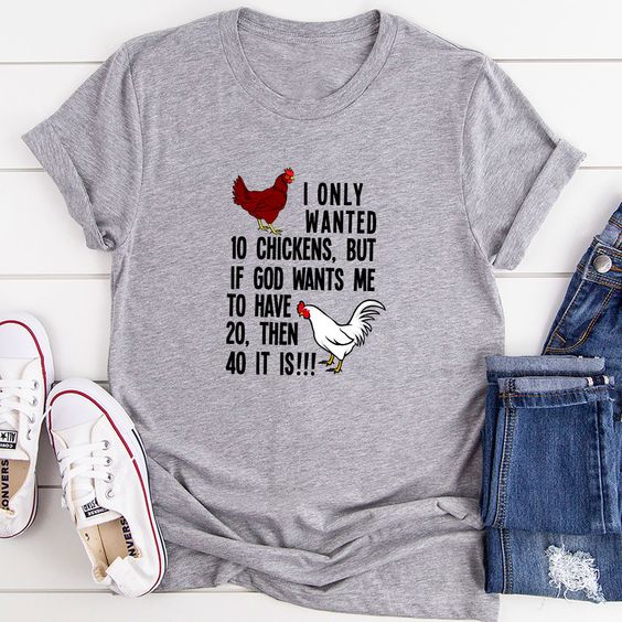 I Want Chicken T-Shirt SR16F1