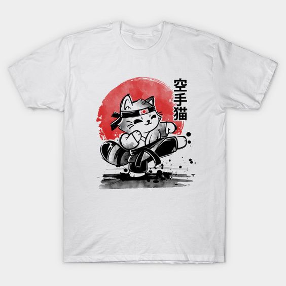 Karate cat T-Shirt DA10F1