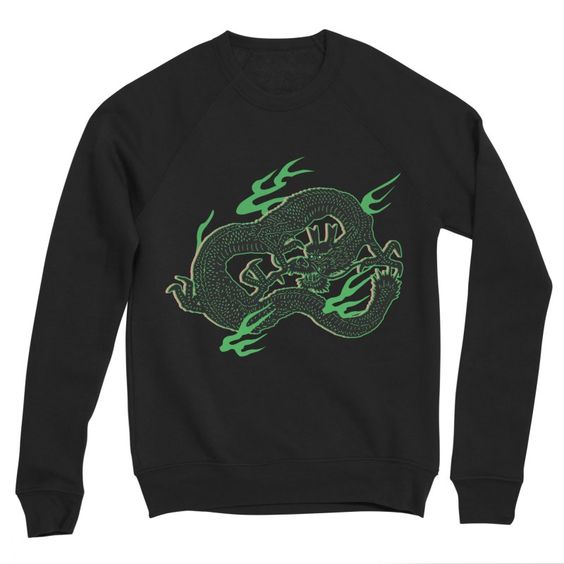 Green dragon Sweatshirt EL6MA1